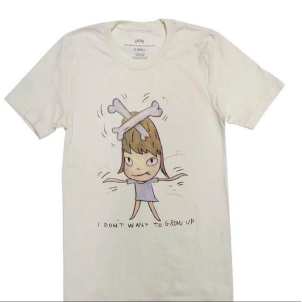 yoshimoto nara- don’t want to grow up tshirt